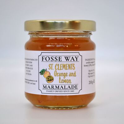 Fosse Way St Clements Orange and Lemon Marmalade with Honey - 200g