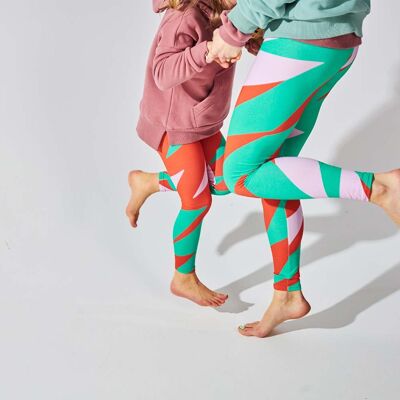 Leggings per le donne scintille pazze