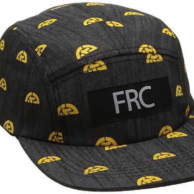 Cappello da cowboy "FRC" logo giallo