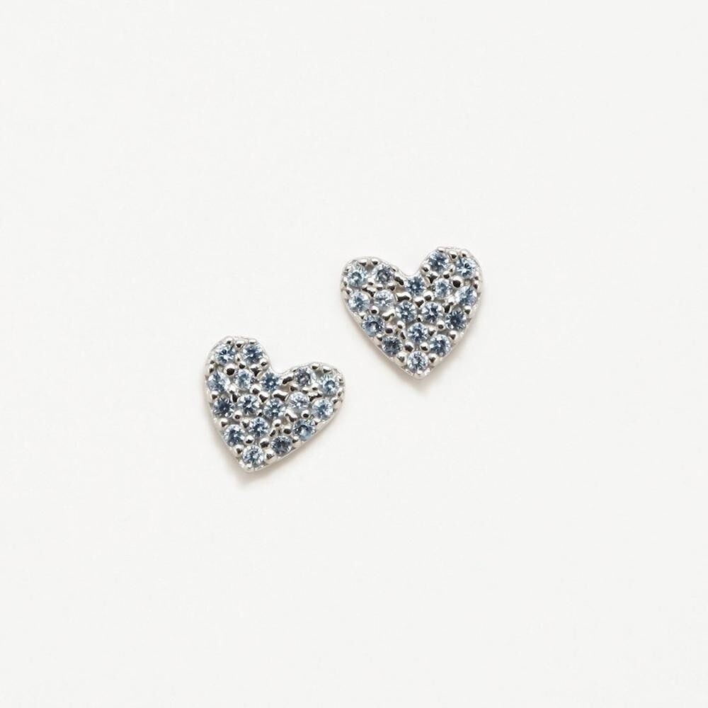 Buy wholesale STARLIGHT AQUA HEART EARRINGS