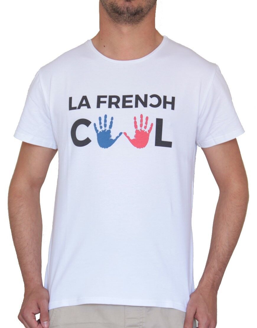 La French Cool Mains White T-shirt