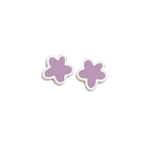 PENDIENTES FLOR LAVANDER DREAMS NEW SUPERAGATHA