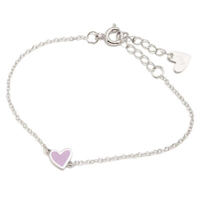 PULSERA CORAZÓN LAVANDER DREAMS NEW SUPERAGATHA