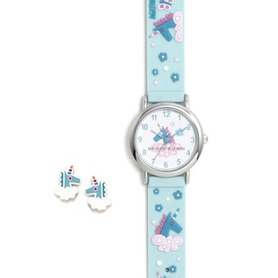 BLUE UNICORN FANTASY WATCH + 033ROS