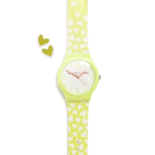 FLIP LIME HEARTS GRADIENT WATCH + 092SUP
