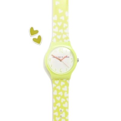 FLIP LIME HEARTS GRADIENT WATCH + 092SUP