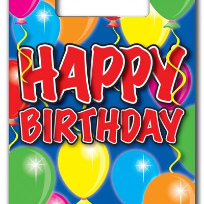 Happy Birthday Uitdeelzakjes Balloons - 8 stuks