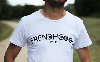 T-shirt Blanc Frenchcool Paris 3