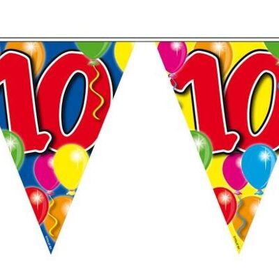 10 Jaar Slinger Balloons - 10 meter