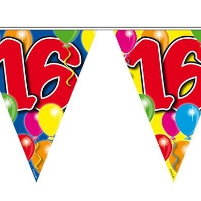 16 Years Garland Balloons - 10 meters