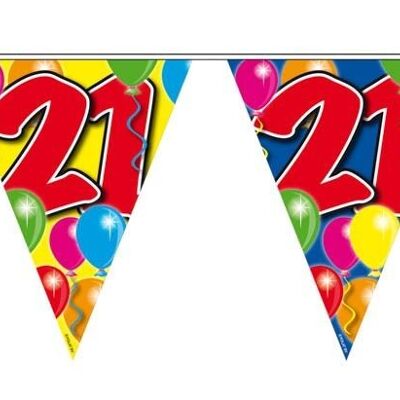 21 Years Garland Balloons - 10 meters