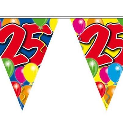 25 Jaar Slinger Balloons - 10 meter