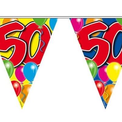 50 Years Garland Balloons - 10 meters
