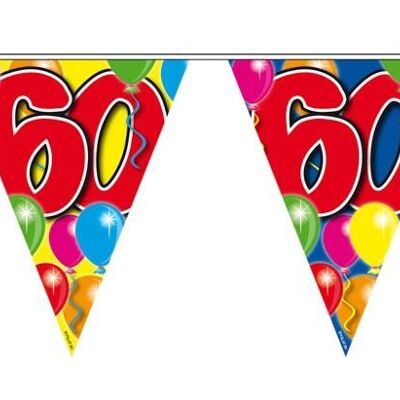 60 Years Garland Balloons - 10 meters