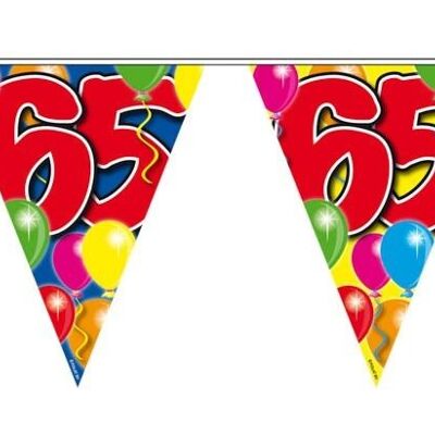 65 Years Garland Balloons - 10 meters