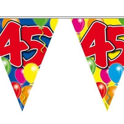 45 Years Garland Balloons - 10 meters