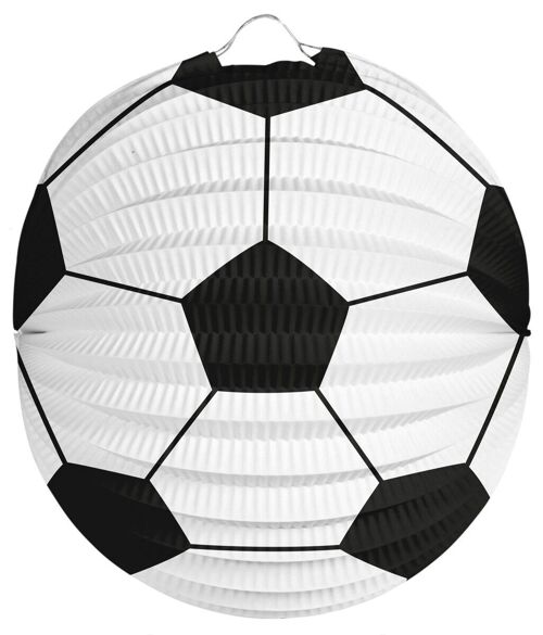 Lampion Voetbal Bolvorm 22cm