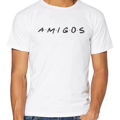 Weißes Amigos T-Shirt