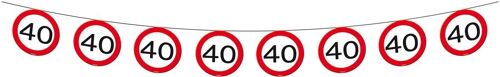 40 Jaar Verkeersbord Slinger - 12 meter