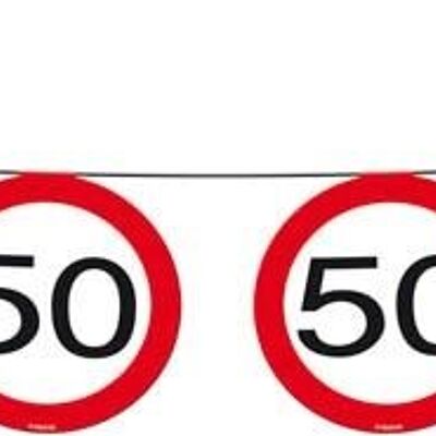 50 Jaar Verkeersbord Slinger - 12 meter