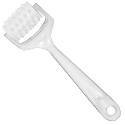 Rodillo de masaje facial, blanco Largo: 14 cm