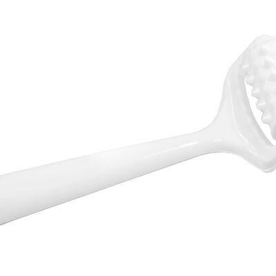 Facial massage roller, white Length: 14 cm