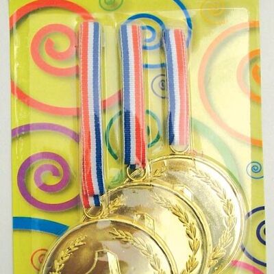 Gold XL medals - 3 pieces