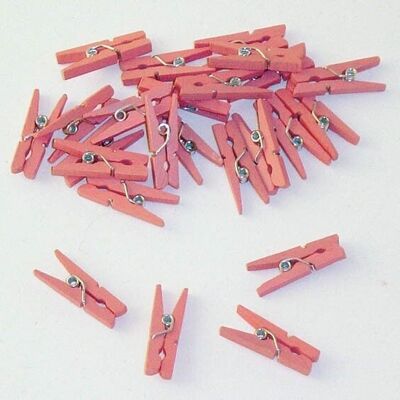Pink Clips - 24 Pieces