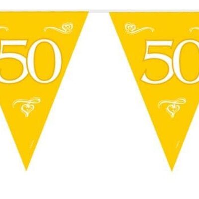 50 Years Golden Bunting - 10 meters