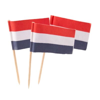 Brochettes drapeau néerlandais - 50 pièces
