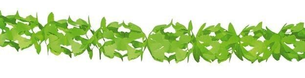 Ghirlanda di carta hoku-verde - 6 metri