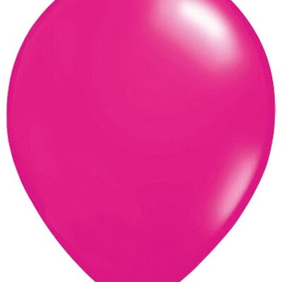 Globos Magenta 30cm - 100 piezas