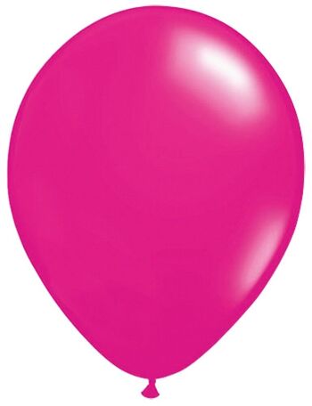 Ballons Magenta 30cm - 100 pièces 1