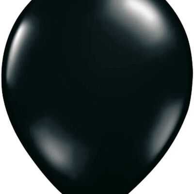 Ballons noirs 30cm - 100 pièces