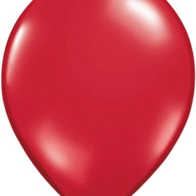 Balloons ruby red - 100 pieces
