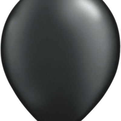 Globos Metálicos Negros 30cm - 100 piezas