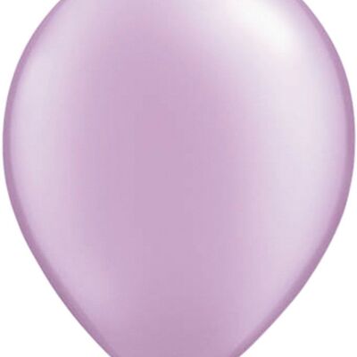 Lavender Purple Metallic Balloons - 100 pieces