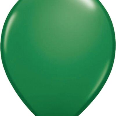 Dunkelgrüne Luftballons 30cm - 100 Stück