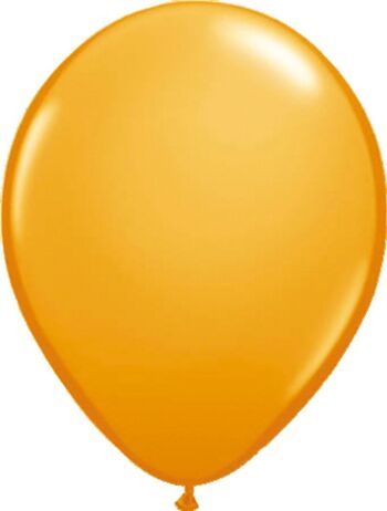 Ballons Orange 30cm - 100 pièces 1