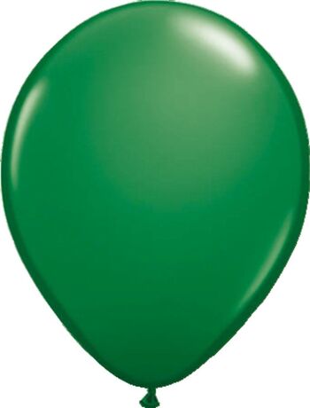 Ballons Métalliques Vert Foncé 30cm - 100 pièces 1