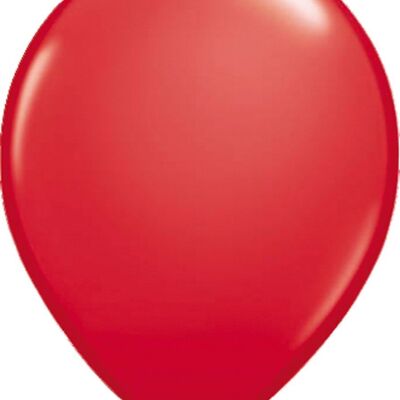 Ballons Métalliques Rouges 30cm - 100 pièces