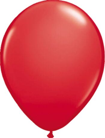 Ballons Métalliques Rouges 30cm - 100 pièces 1