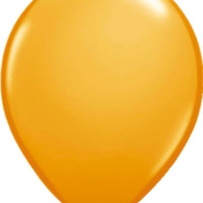Orange Metallic Luftballons 30cm - 100 Stück