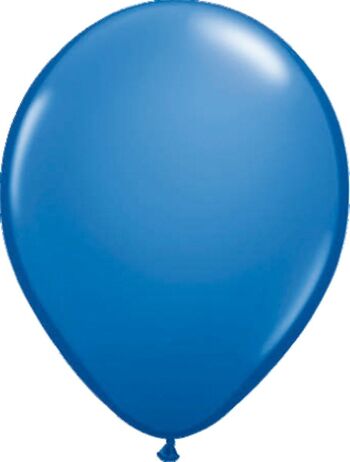 Ballons métalliques bleu foncé 30cm 100 pièces 1