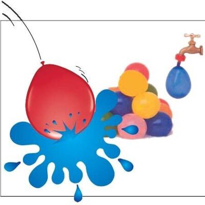 Water balloons - 50 pieces