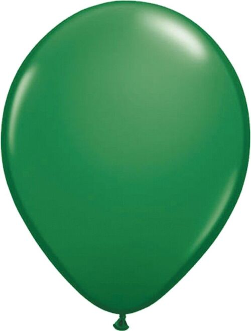 Donkergroene Ballonnen 30cm - 10 stuks