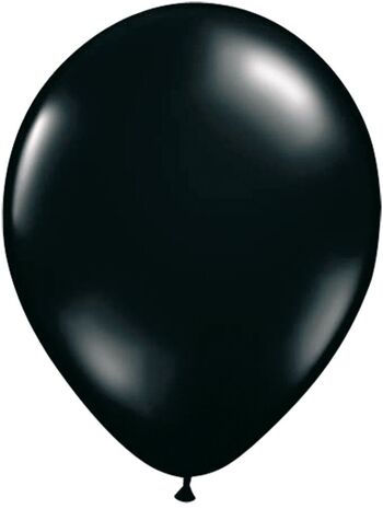 Ballons Noirs 30cm - 10 pièces 1