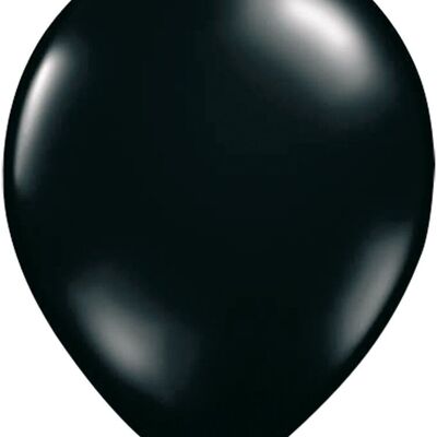 Zwarte Ballonnen 30cm - 10 stuks