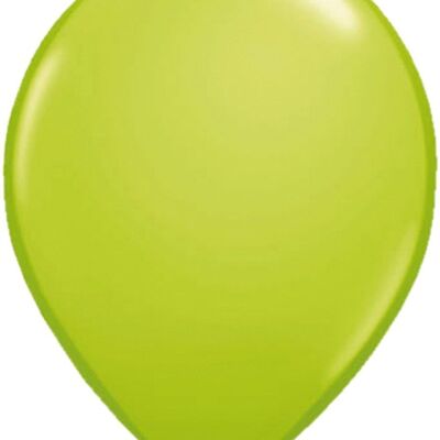 Appelgroene Metallic Ballonnen 30cm - 100 stuks