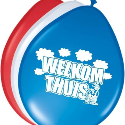 Welcome Home Luftballons - 8 Stück